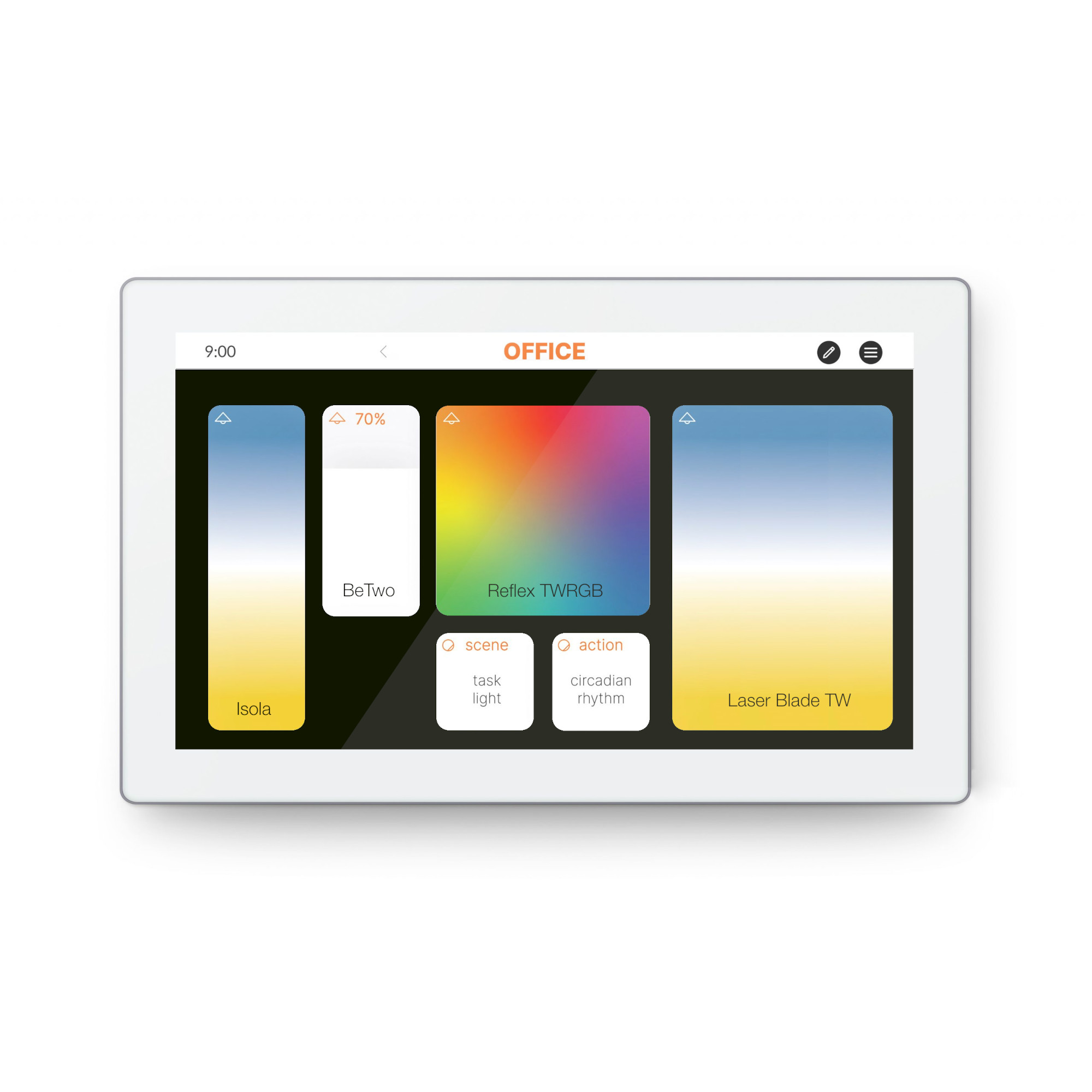 Wired DALI/KNX - Quick DALI - Touch display 7"