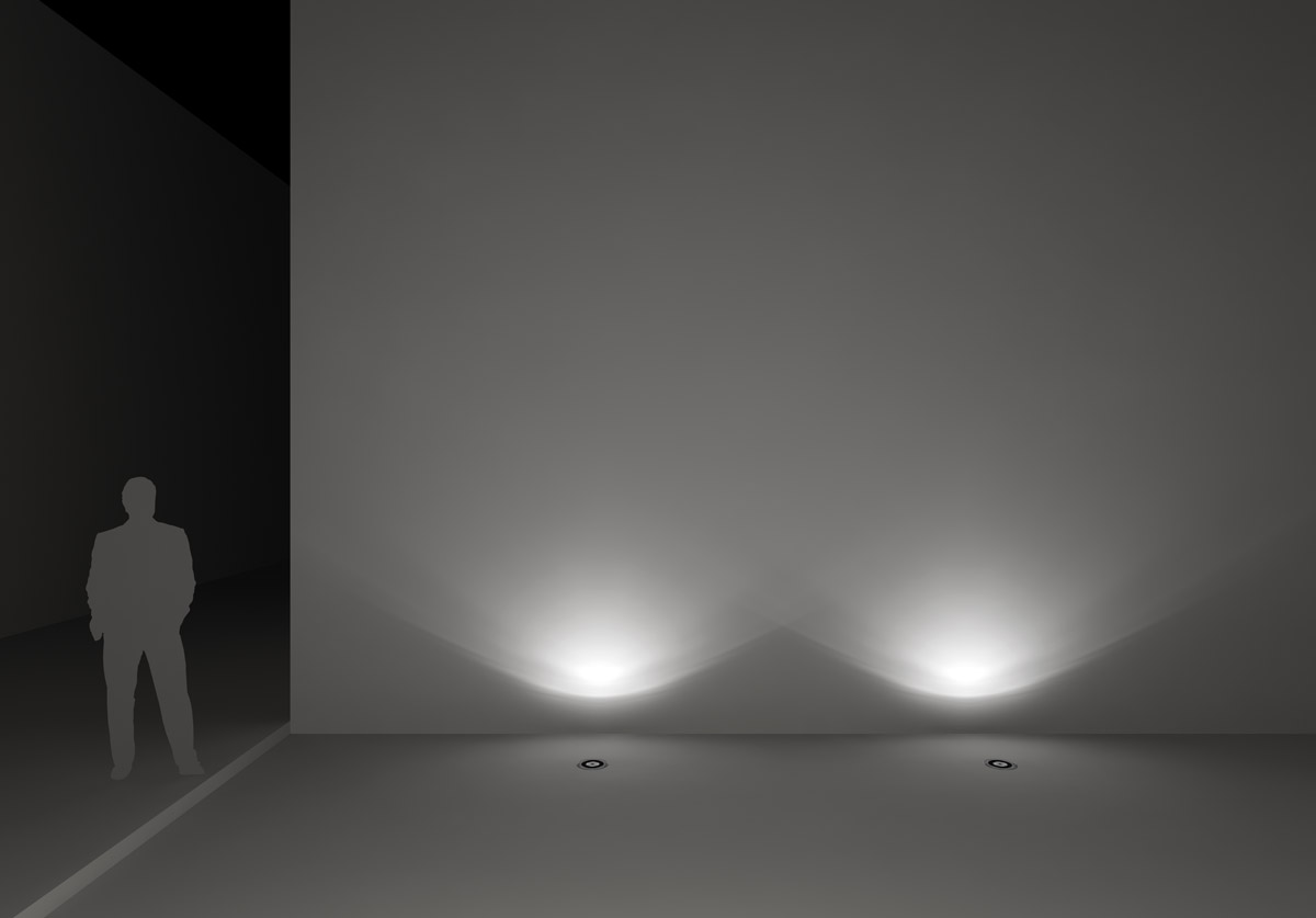 Illuminazione verso l'alto in interni