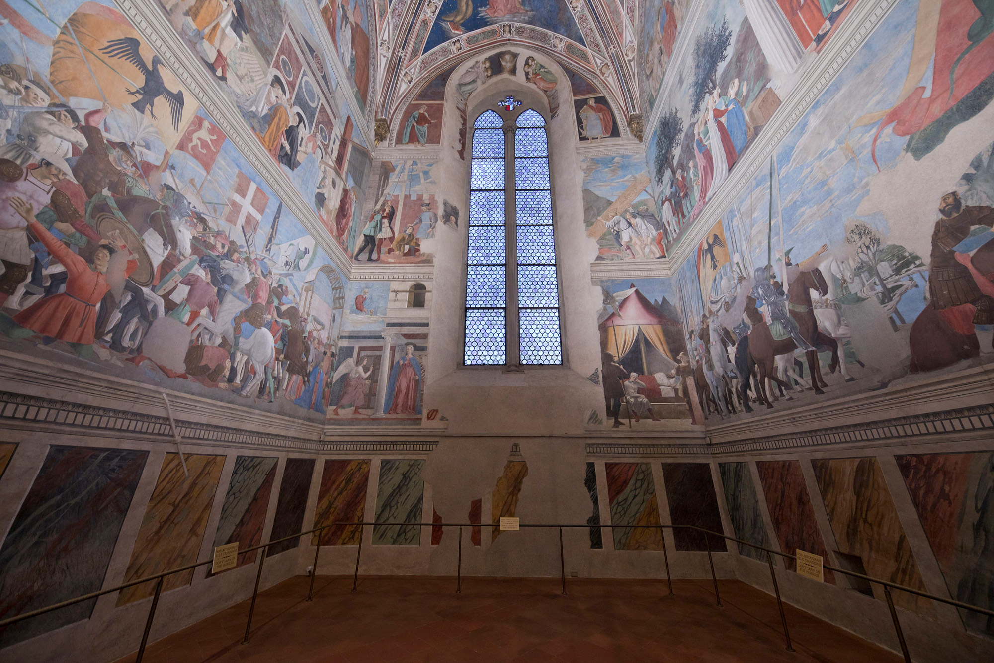 Renewed lighting for Piero della Francesca