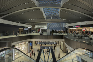 Das neue Terminal E des Flughafens Leonardo da Vinci