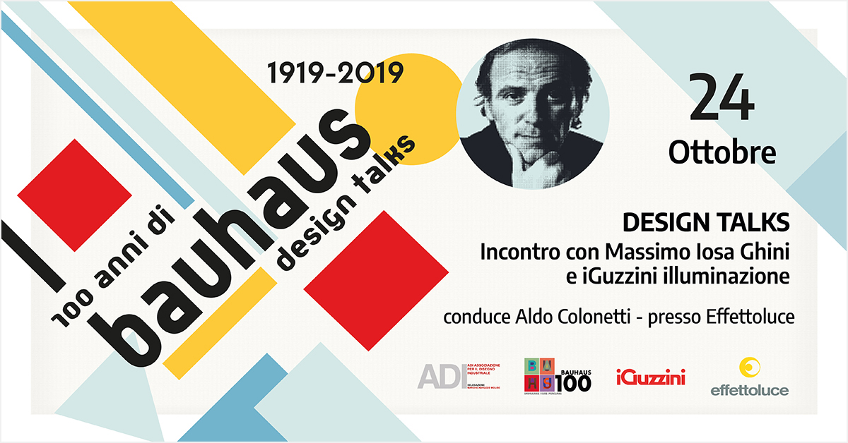 Massimo Iosa Ghini e iGuzzini per i Design Talks di ADI MAM