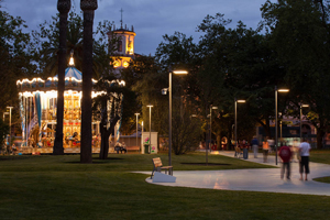 The Paseo and the Pereda Gardens